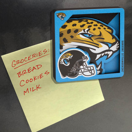 Jacksonville Jaguars 3D Logo Series Magnet