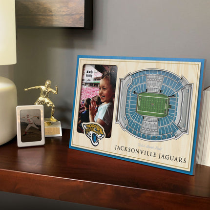 Jacksonville Jaguars 3D StadiumView Picture Frame