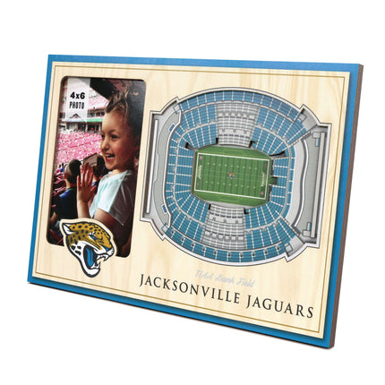 Jacksonville Jaguars 3D StadiumView Picture Frame