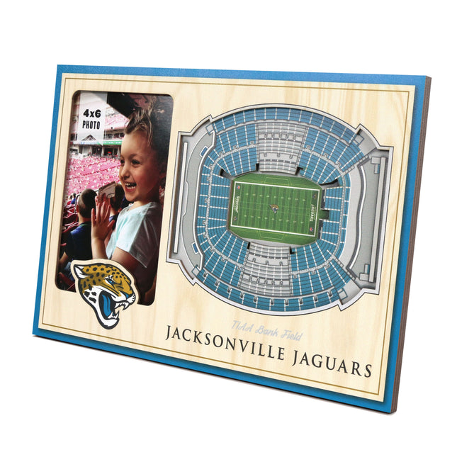 Jacksonville Jaguars 3D StadiumView Picture Frame