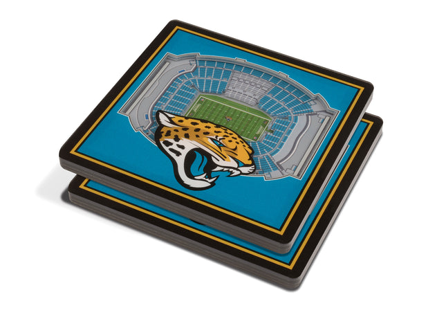 Jacksonville Jaguars 3D Stadium View Coasters