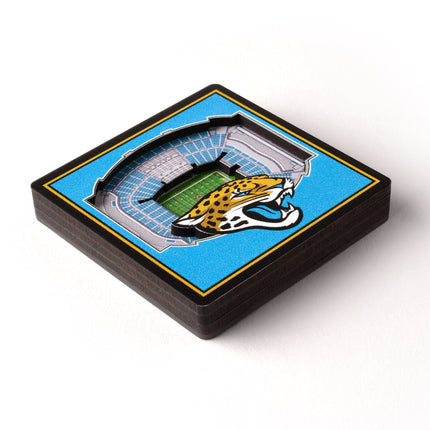 Jacksonville Jaguars 3D StadiumView Magnets