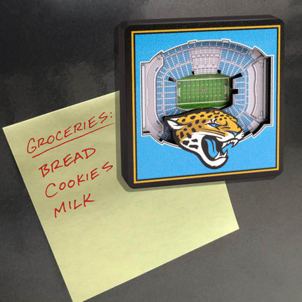 Jacksonville Jaguars 3D StadiumView Magnets