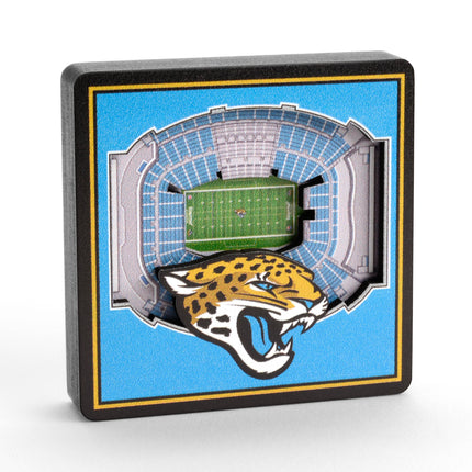Jacksonville Jaguars 3D StadiumView Magnets