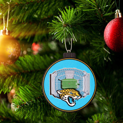 Jacksonville Jaguars 3D StadiumView Ornaments