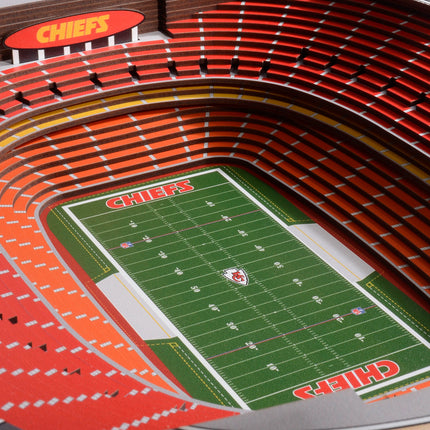 Kansas City Chiefs 25 Layer Stadium Art