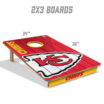 Kansas City Chiefs 2x3 Cornhole Boards