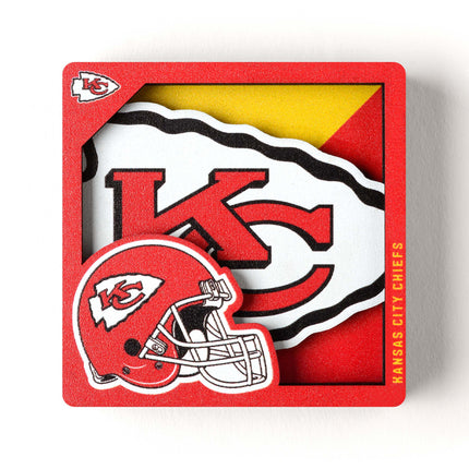 Kansas City Chiefs 3D Logo Series Magnet