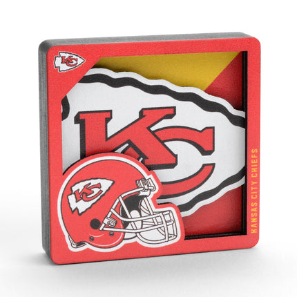 Kansas City Chiefs 3D Logo Series Magnet