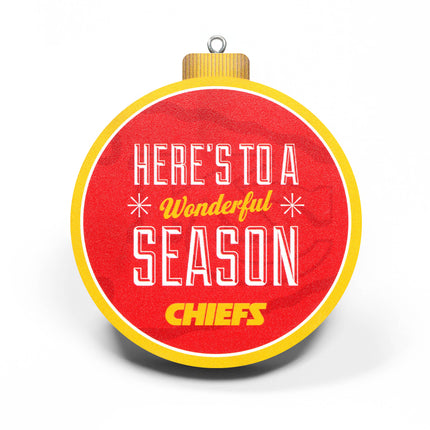 Kansas City Chiefs 3D Logo Series Ornament