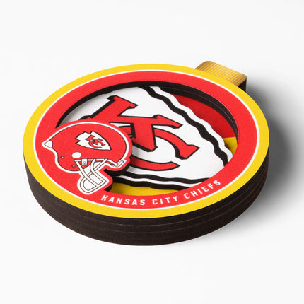 Kansas City Chiefs 3D Logo Series Ornament