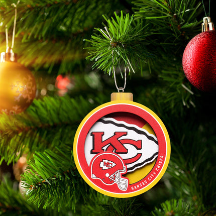 Kansas City Chiefs 3D Logo Series Ornament