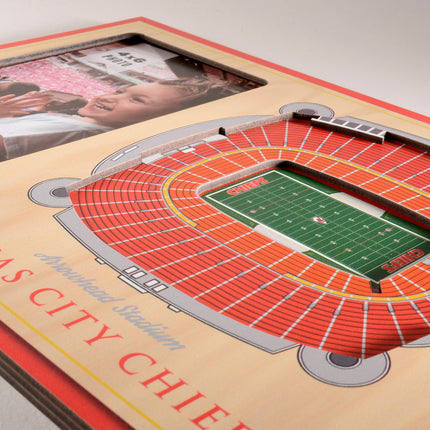 Kansas City Chiefs 3D StadiumView Picture Frame