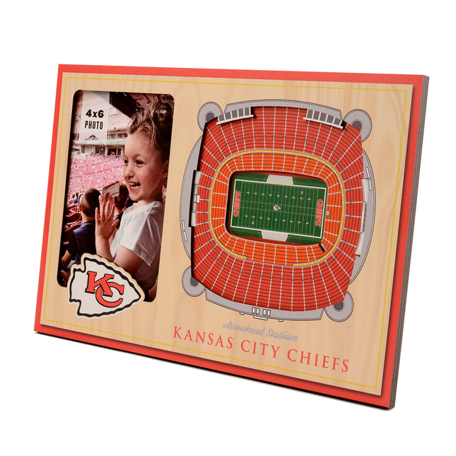 Kansas City Chiefs 3D StadiumView Picture Frame