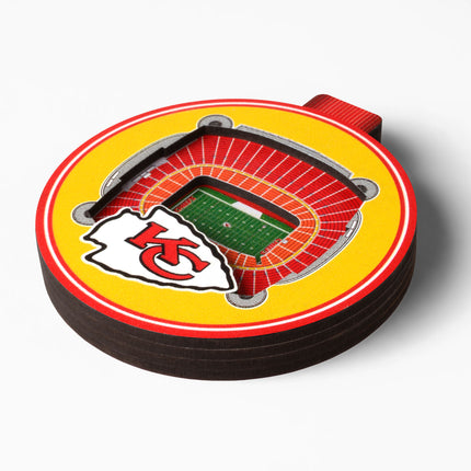 Kansas City Chiefs 3D StadiumView Ornaments