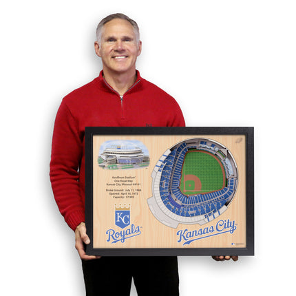 Kansas City Royals 25 Layer Stadium Art