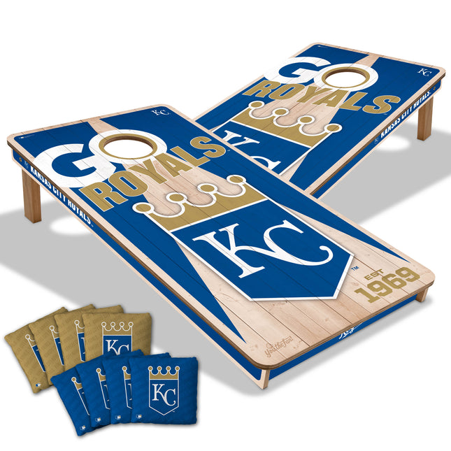 Kansas City Royals Cornhole Boards 2x4