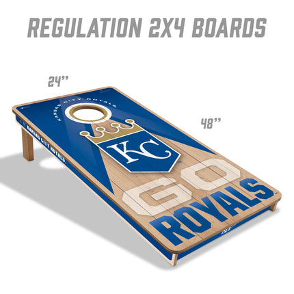 Kansas City Royals 2x4 Slogan Series Cornhole Boards
