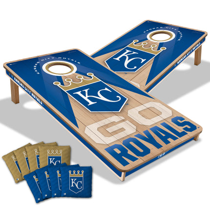 Kansas City Royals 2x4 Slogan Series Cornhole Boards