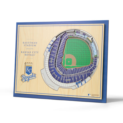 Kansas City Royals 5-Layer 3D StadiumView Wall Art
