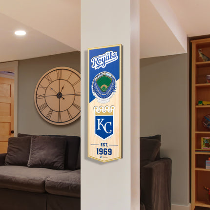 Kansas City Royals 3D Stadium 6x19 Banners