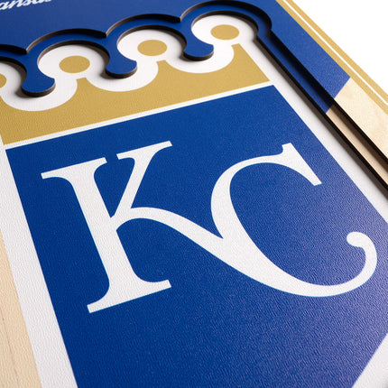 Kansas City Royals 8x32 3D Stadium Banner