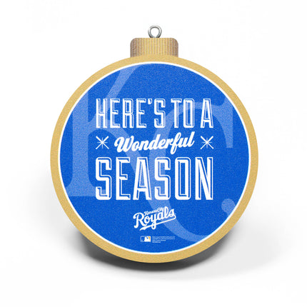 Kansas City Royals 3D Logo Series Ornament