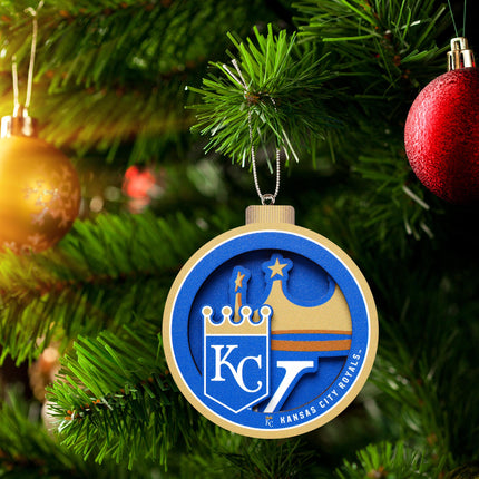 Kansas City Royals 3D Logo Series Ornament