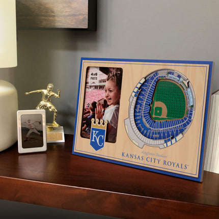 Kansas City Royals 3D StadiumView Picture Frame