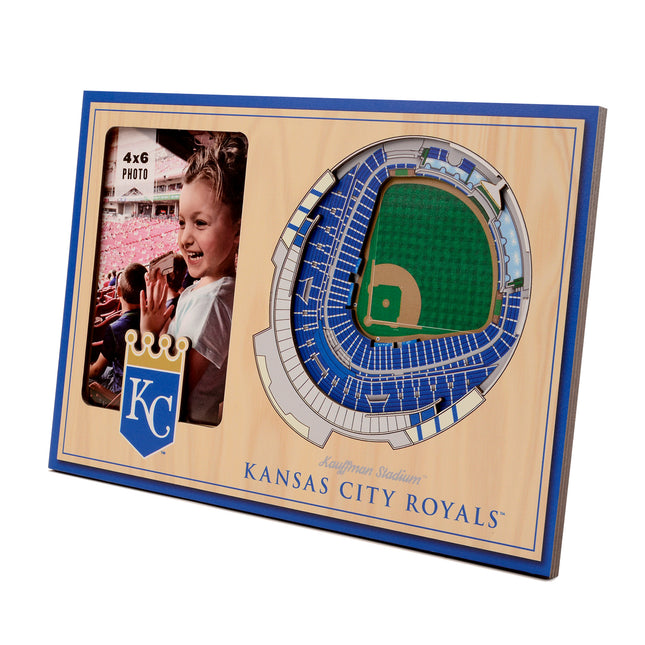 Kansas City Royals 3D StadiumView Picture Frame