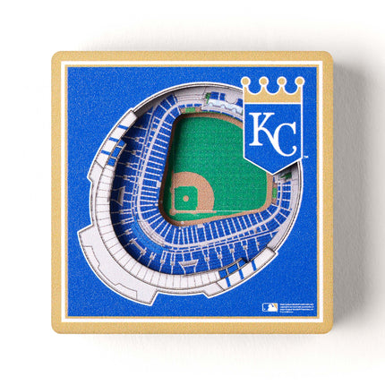 Kansas City Royals 3D StadiumView Magnets