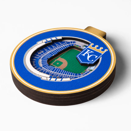 Kansas City Royals 3D StadiumView Ornaments