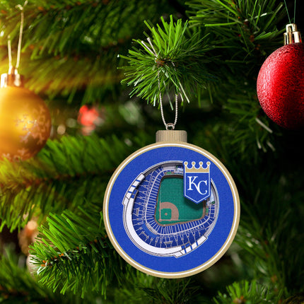Kansas City Royals 3D StadiumView Ornaments