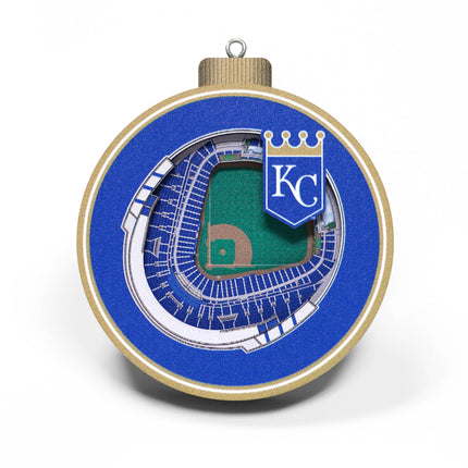 Kansas City Royals 3D StadiumView Ornaments