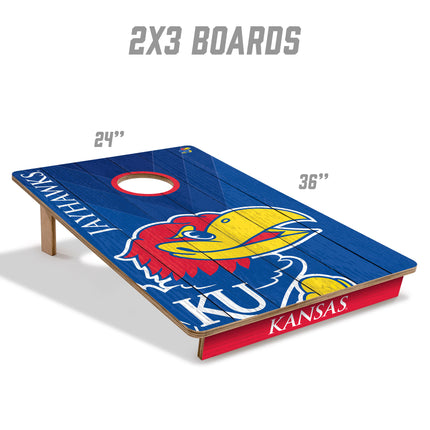 Kansas Jayhawks 2x3 Cornhole