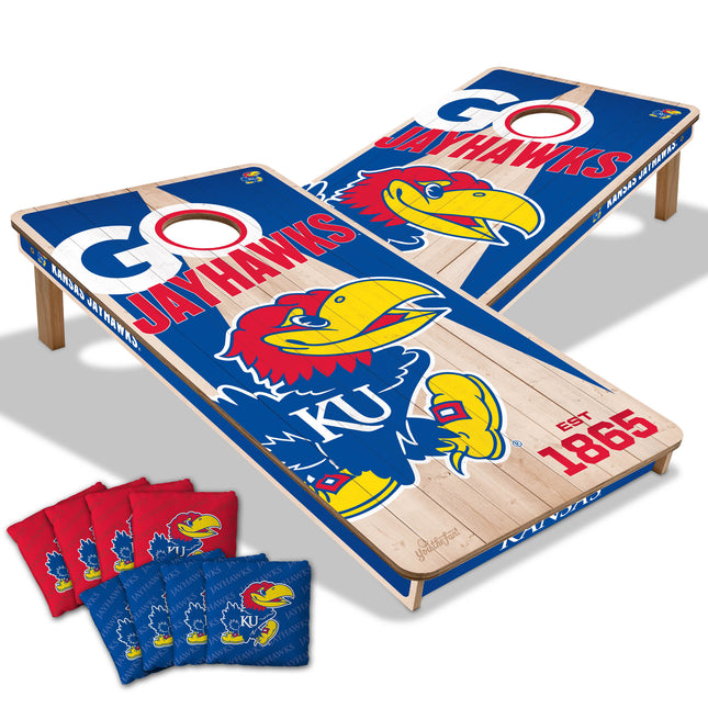 Kansas Jayhawks 2x4 Cornhole Boards