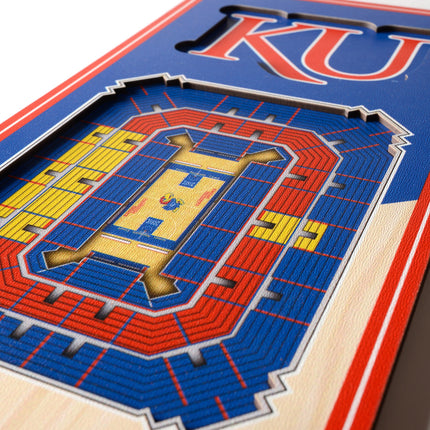 Kansas Jayhawks 3D Stadium 6x19 Banners