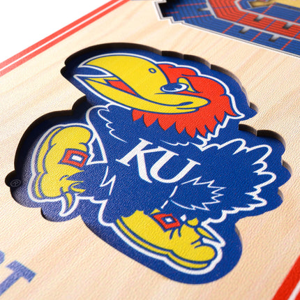 Kansas Jayhawks 3D Stadium 6x19 Banners