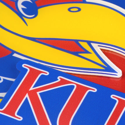 Kansas Jayhawks 3D Logo Series Coasters