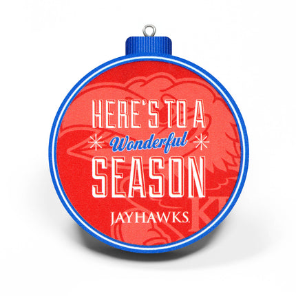 Kansas Jayhawks 3D StadiumView Ornaments