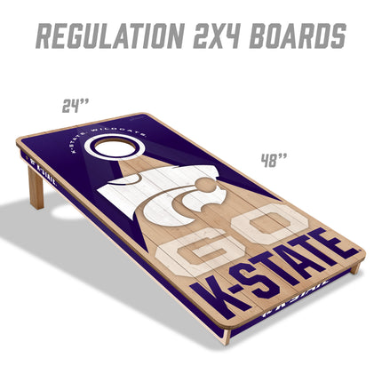 Kansas State Wildcats 2x4 Slogan Series Cornhole Boards