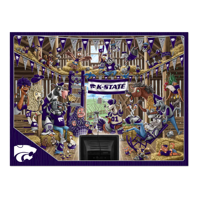 Kansas State Wildcats Barnyard Fans Puzzle - 500 PC