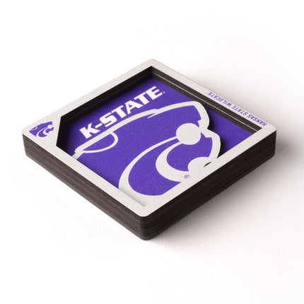 Kansas State Wildcats 3D Logo Series Magnet