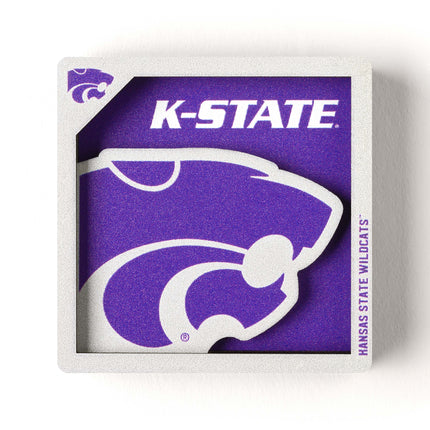 Kansas State Wildcats 3D Logo Series Magnet