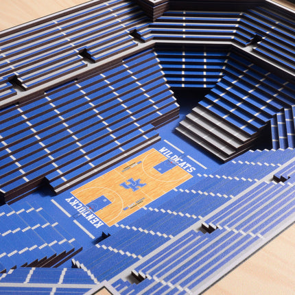 Kentucky Wildcats 25-Layer StadiumViews 3D Wall Art