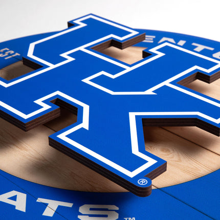Kentucky Wildcats 3DX Circle Backer Wall Art