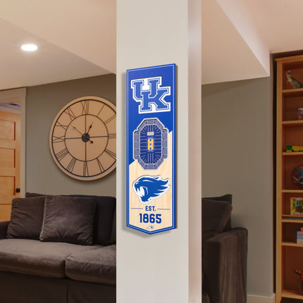 Kentucky Wildcats 3D Stadium 6x19 Banners