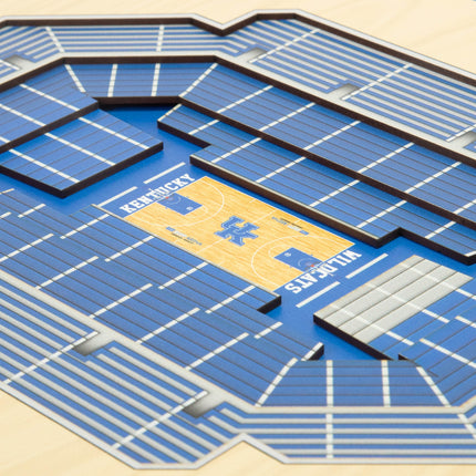 Kentucky Wildcats 5-Layer 3D StadiumView Wall Art