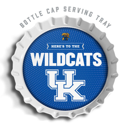 Kentucky Wildcats Bottle Cap Serving Tray