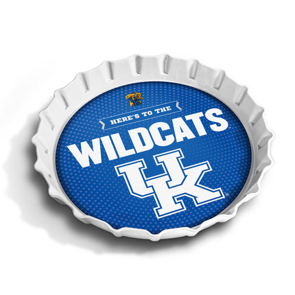 Kentucky Wildcats Bottle Cap Serving Tray